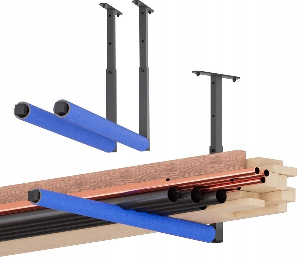 WIESZAK SUFITOWY NA NARTY DRABINĘ DESKĘ NARZĘDZIA