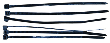 Mega Opaski zaciskowe 2,5x100mm czarne 100szt. - 59210C