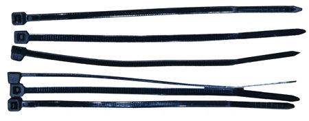 Mega Opaski zaciskowe 2,5x100mm czarne 100szt. - 59210C