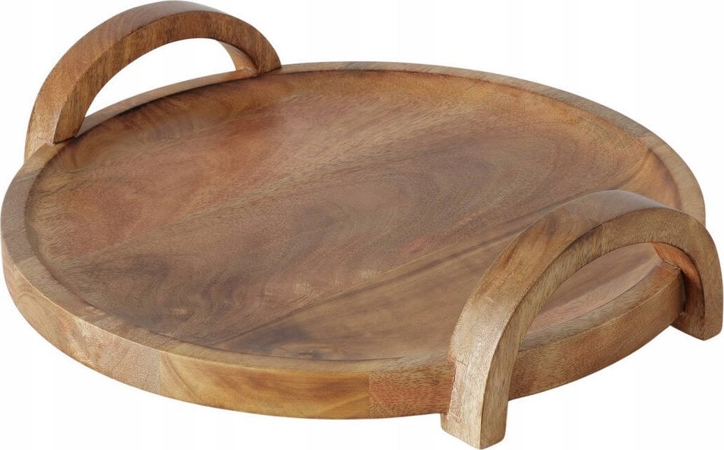 Boltze Taca z drewna mango JULINA, Ø 35 cm