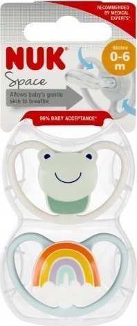 NUK NUK SMOCZEK USP 2EL 0-6 SPACE FROG 10730898 1/6