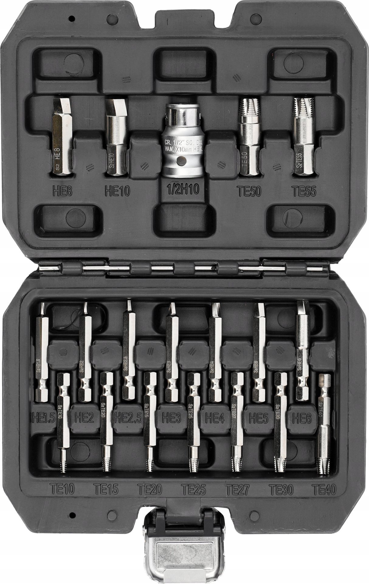 YATO ZESTAW BITÓW DO OBROBIONYCH ŚRUB 19el.