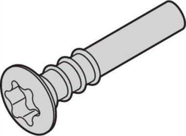 SCHROFF SCHROFF Śruba z łbem stożkowym, Torx, 3 x 20, 100 szt.