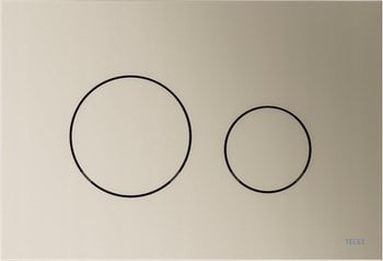 Przycisk spłukujący Tece TECEloop - przycisk spłukujący do WC z tworzywa, nikiel metaliczny