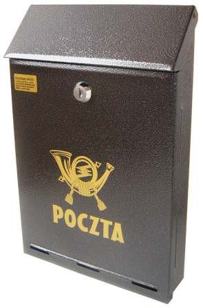 Skrzynka na listy szary-antyk A-4