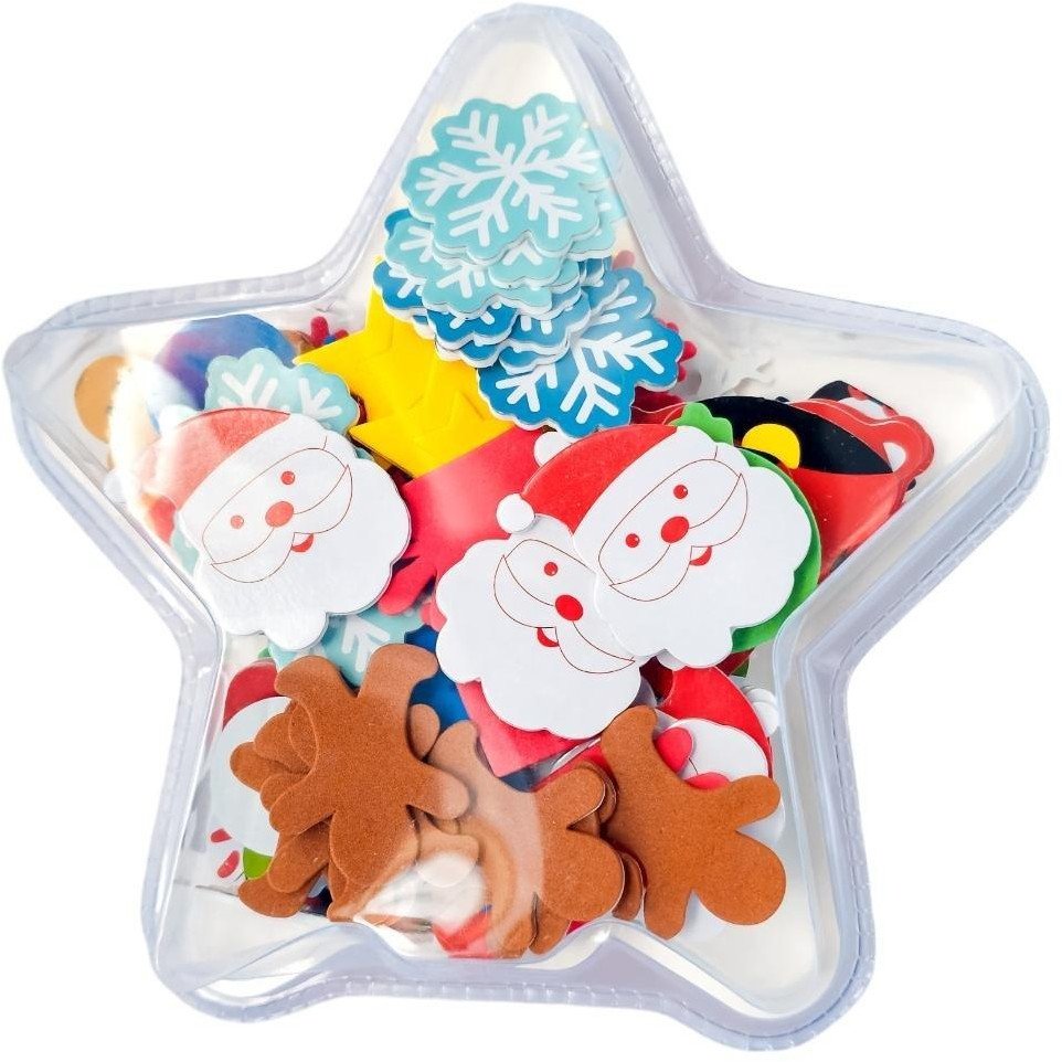 Naklejki piankowe w gwiazdce