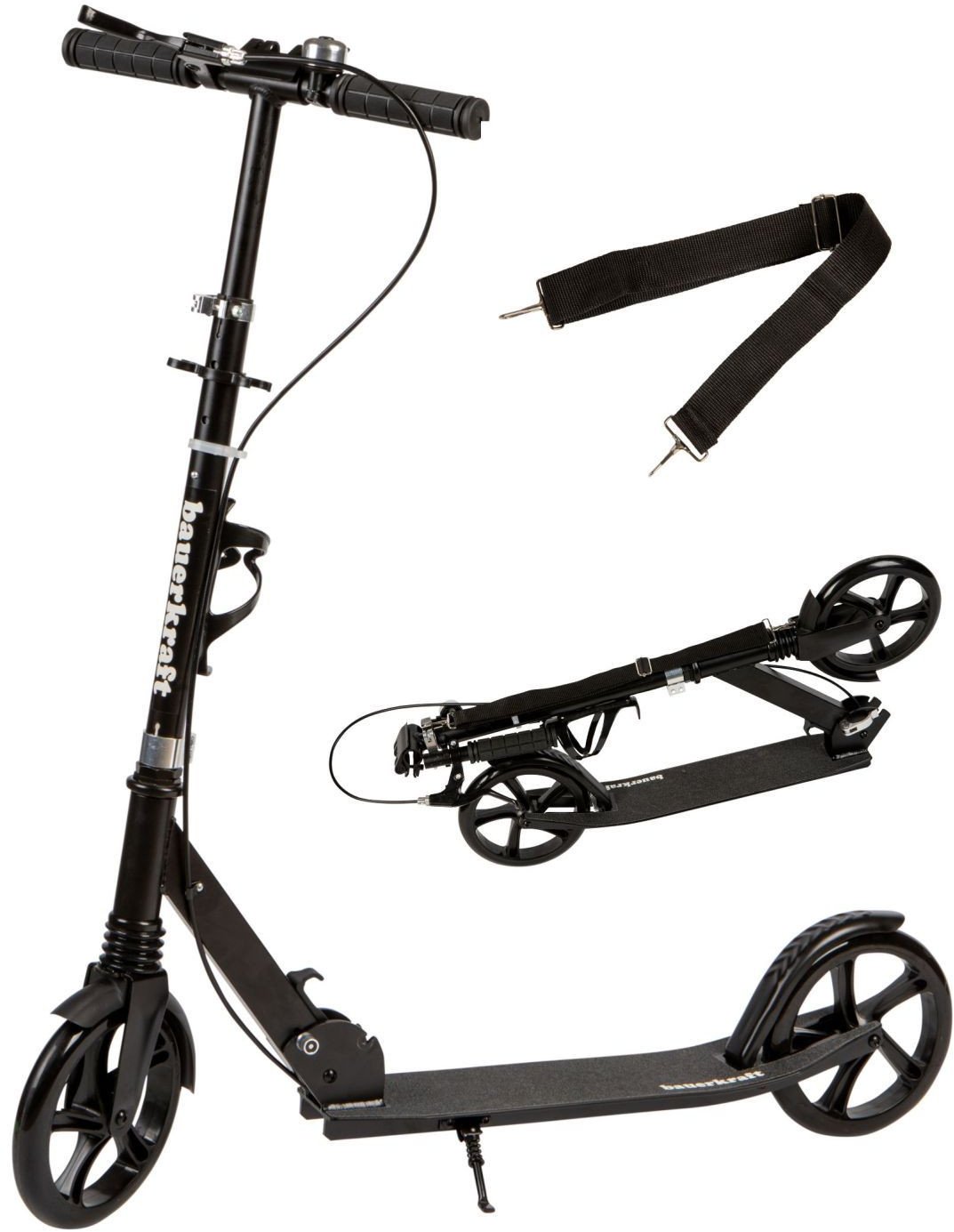 Duża składana hulajnoga 95-105cm hamulec ręczny