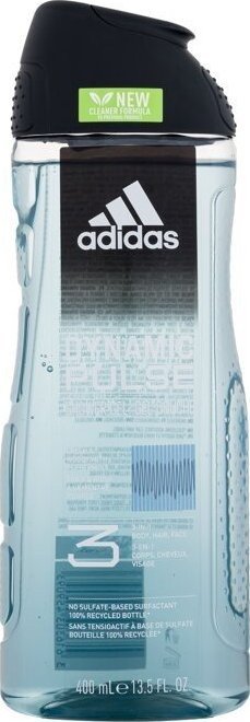 Adidas Adidas Dynamic Pulse Żel do mycia 3w1 dla mężczyzn 400ml