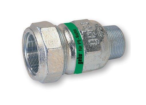 Gebo Złączka zaciskowa gwint zewnętrzny do rur PE 5/4x45mm