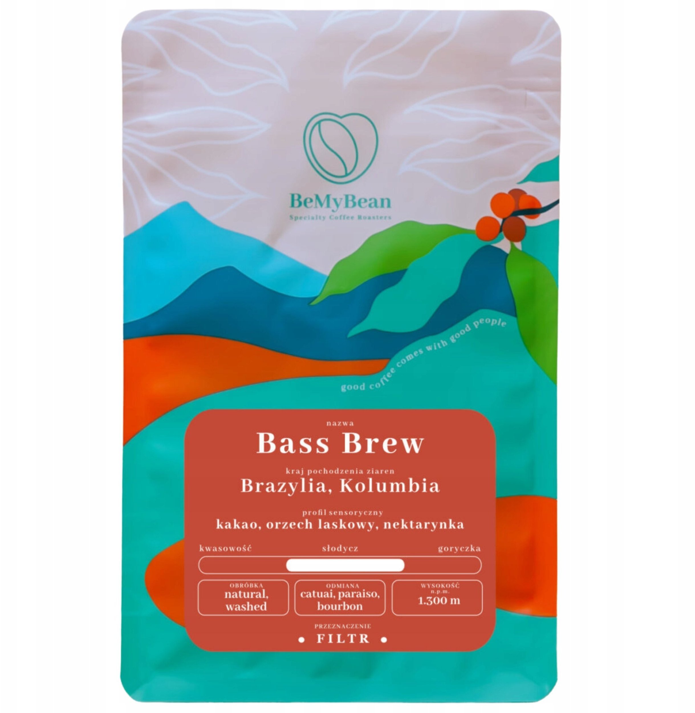 Kawa ziarnista BeMyBean Bass Brew 250 g