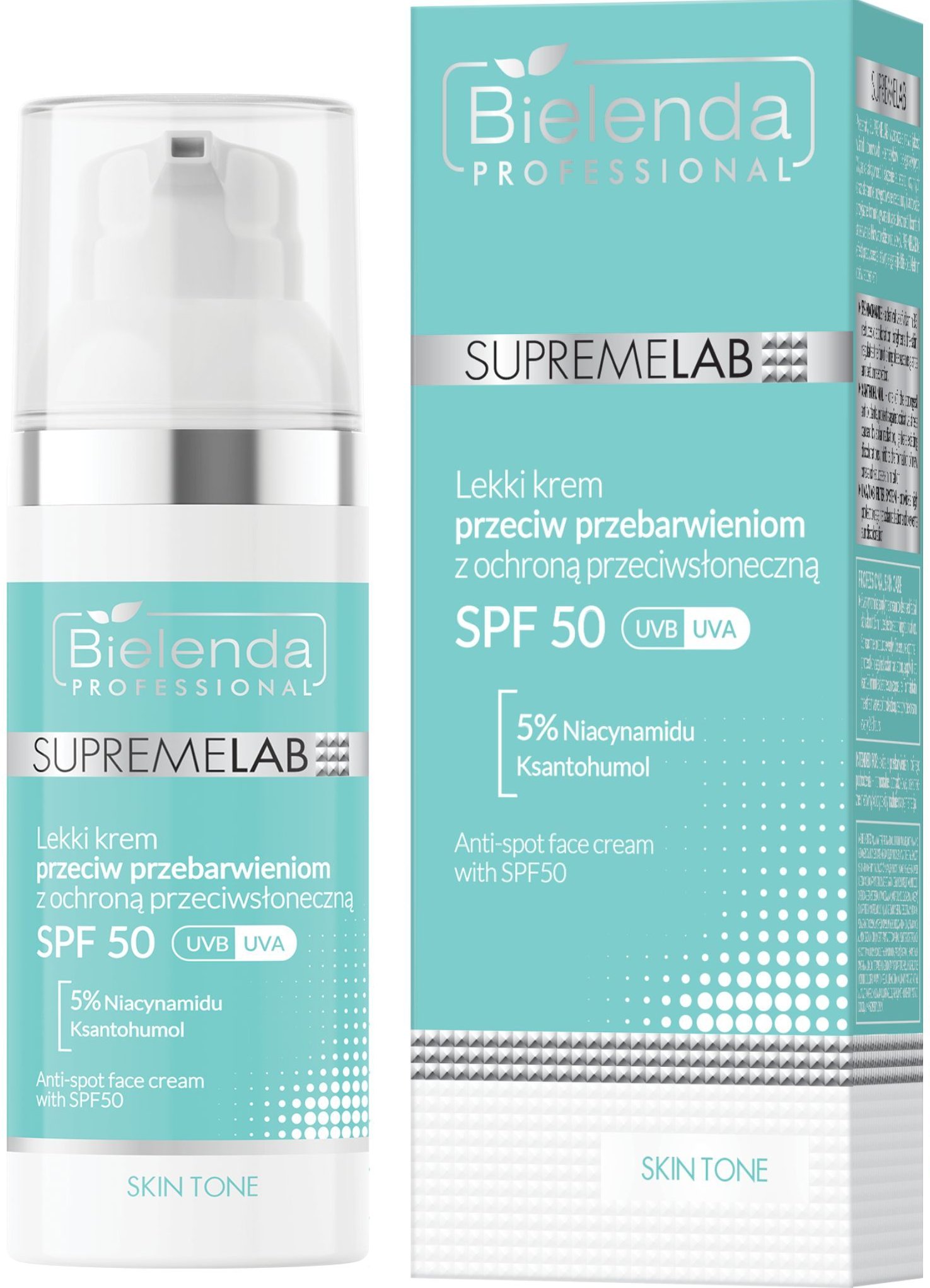 Bielenda Supremelab Krem przeciw przebarwieniom z SPF50 UVA/UVB 50ml