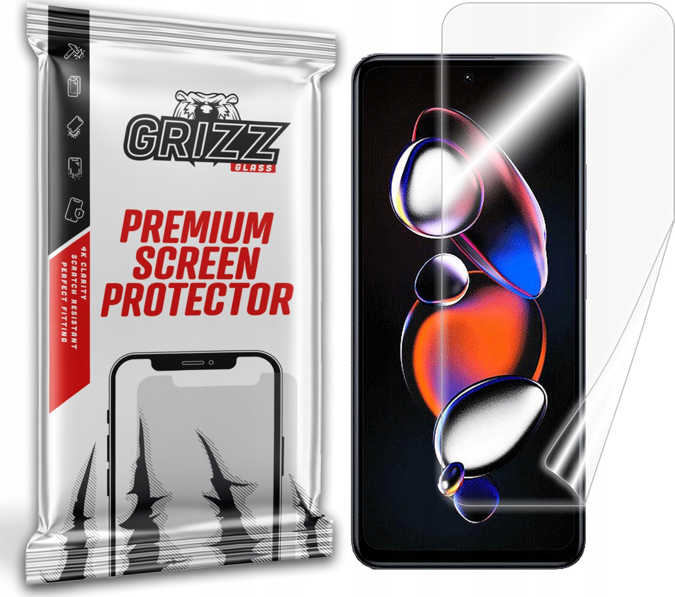 GrizzGlass Folia ceramiczna GrizzGlass CeramicFilm Xiaomi Redmi Note 12T Pro