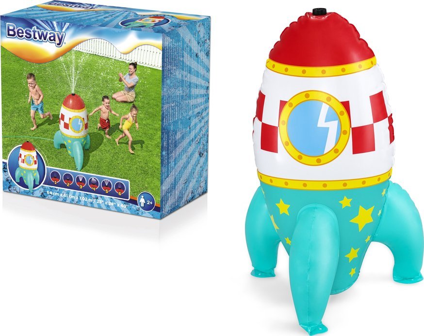 Bestway Dmuchana Fontanna Wodna Rakieta 64 x 61 x 102 cm Bestway 52572