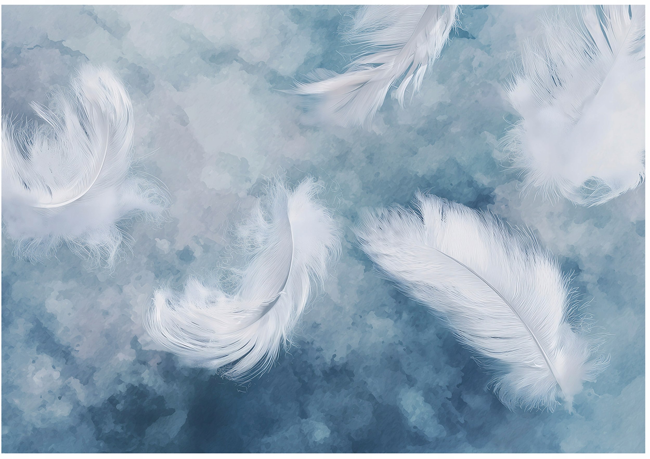 Fototapeta Na Flizelinie Pióra Abstrakcja Do Sypialni Salonu 400x280