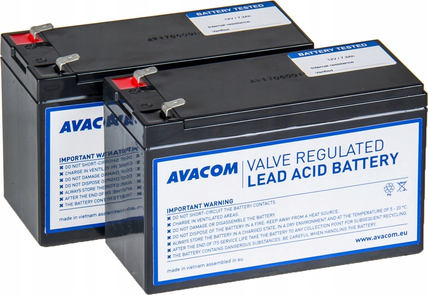 Avacom AVACOM AVA-RBP02-12072-KIT - baterie pro CyberPower, EATON, Effekta, FSP Fortron, Legrand