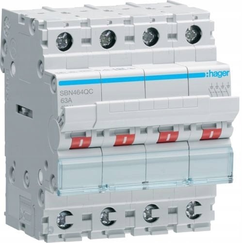 Modułowy rozłącznik izolacyjny 4P 63A 400VAC QuickBar SBN464QC