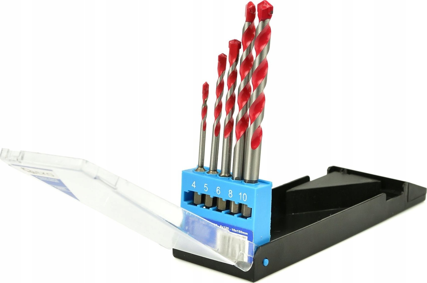 Wiertło Geko Kpl. wierteł uniwersalnych 5szt. 4-10mm (150)