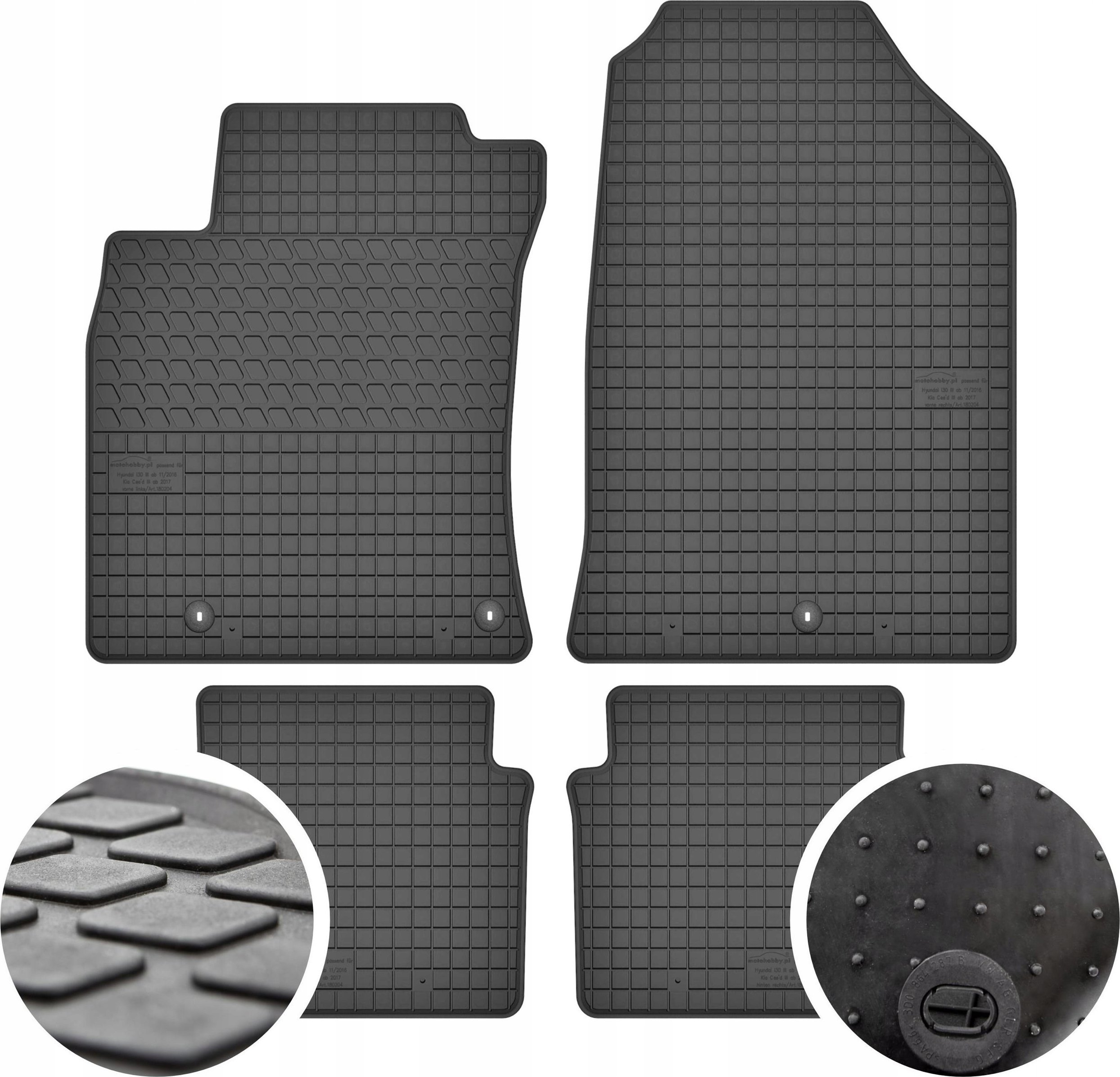 GeyerHosaja Dywaniki gumowe do Peugeot 2008