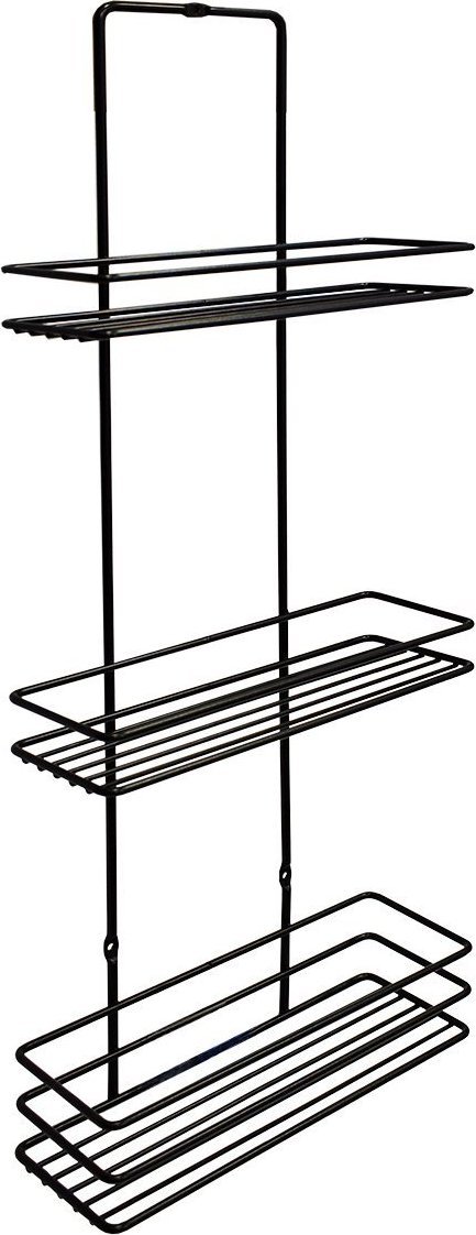 Sepio Półka pod prysznic łazienkowa wisząca CZARNA