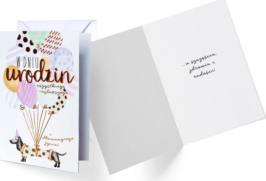 PASSION CARDS Karnet B6 Urodziny