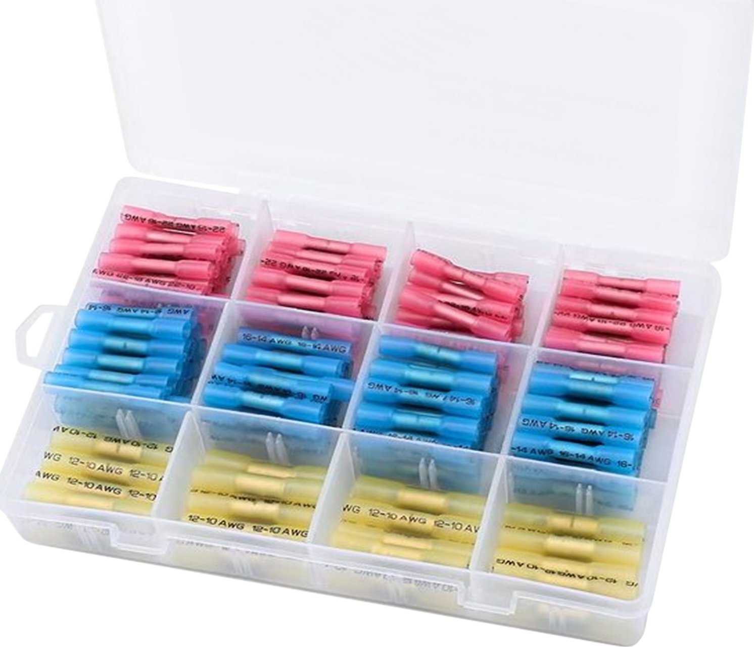 Zestaw szybkozłączek termokurczliwych 200 sztuk E6062