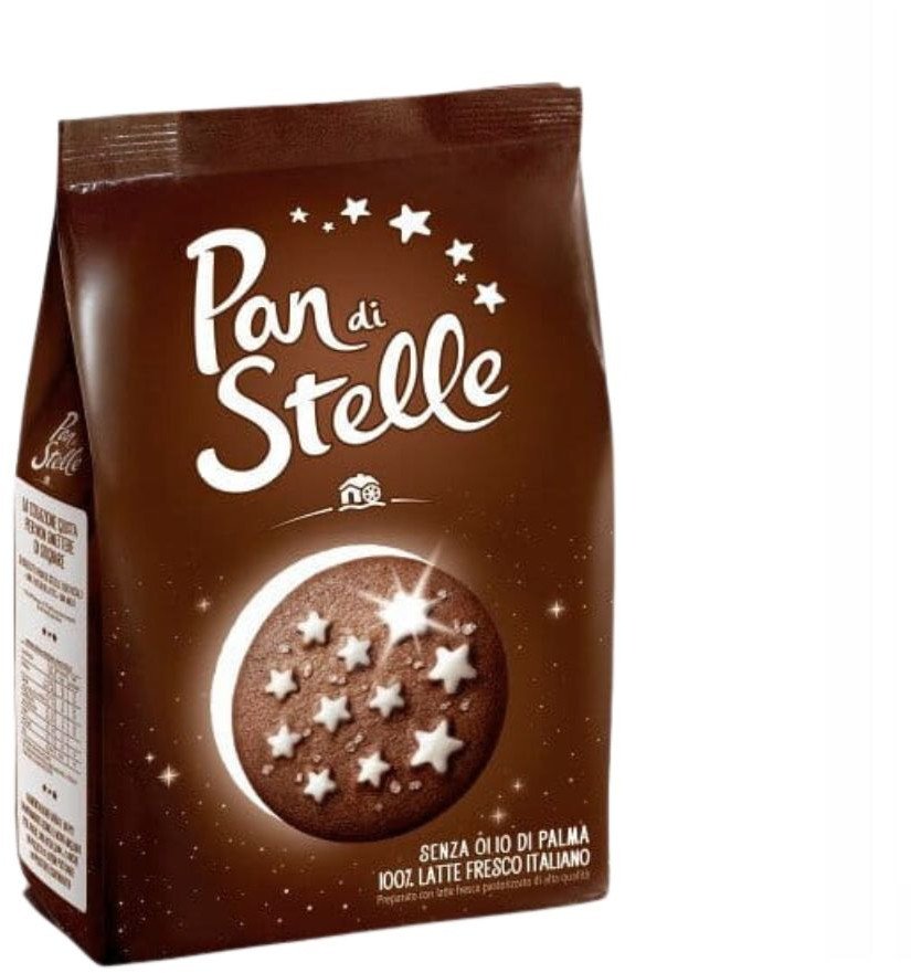 Ciastka czekoladowe z gwiazdkami 350g - Pan Di Stelle