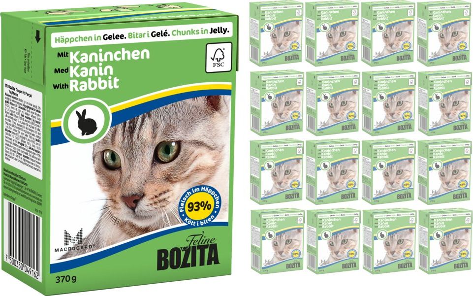 Bozita BOZITA Cat Królik W Galaretce 16 x 370g