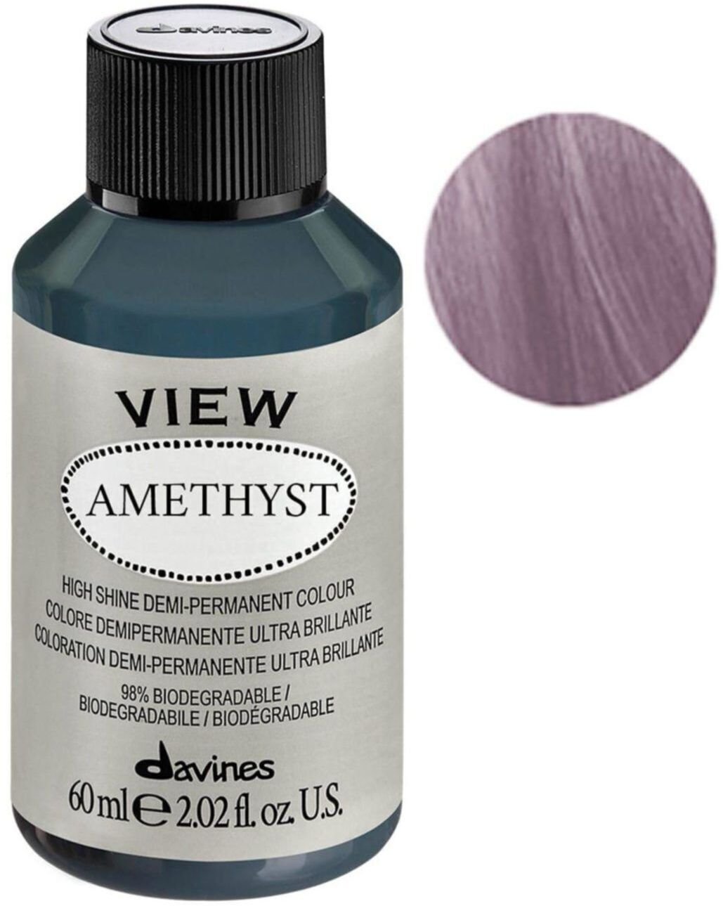Davines, View, Demi-Permanent Hair Dye, Violet, 60 ml For Women