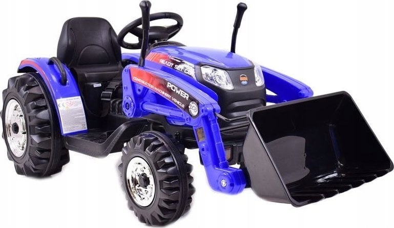Import SUPER-TOYS TRAKTOR NA AKUMULATOR POWER Z ŁYŻKĄ , PILOT, JAKOŚĆ/ZP1008A
