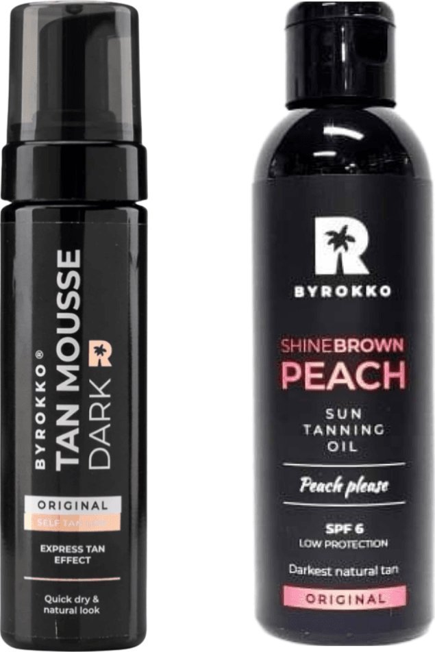 Byrokko Byrokko Shine Brown SPF6 + Samoopalacz W Piance