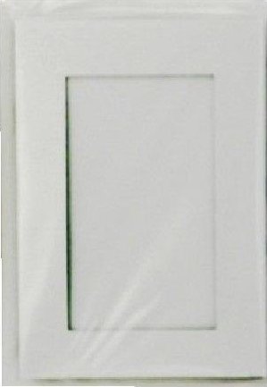 Karta passepartout + koperta srebrna 5szt