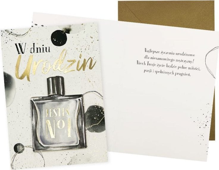 Teka Karnet B6 Urodziny (męskie, perfumy)