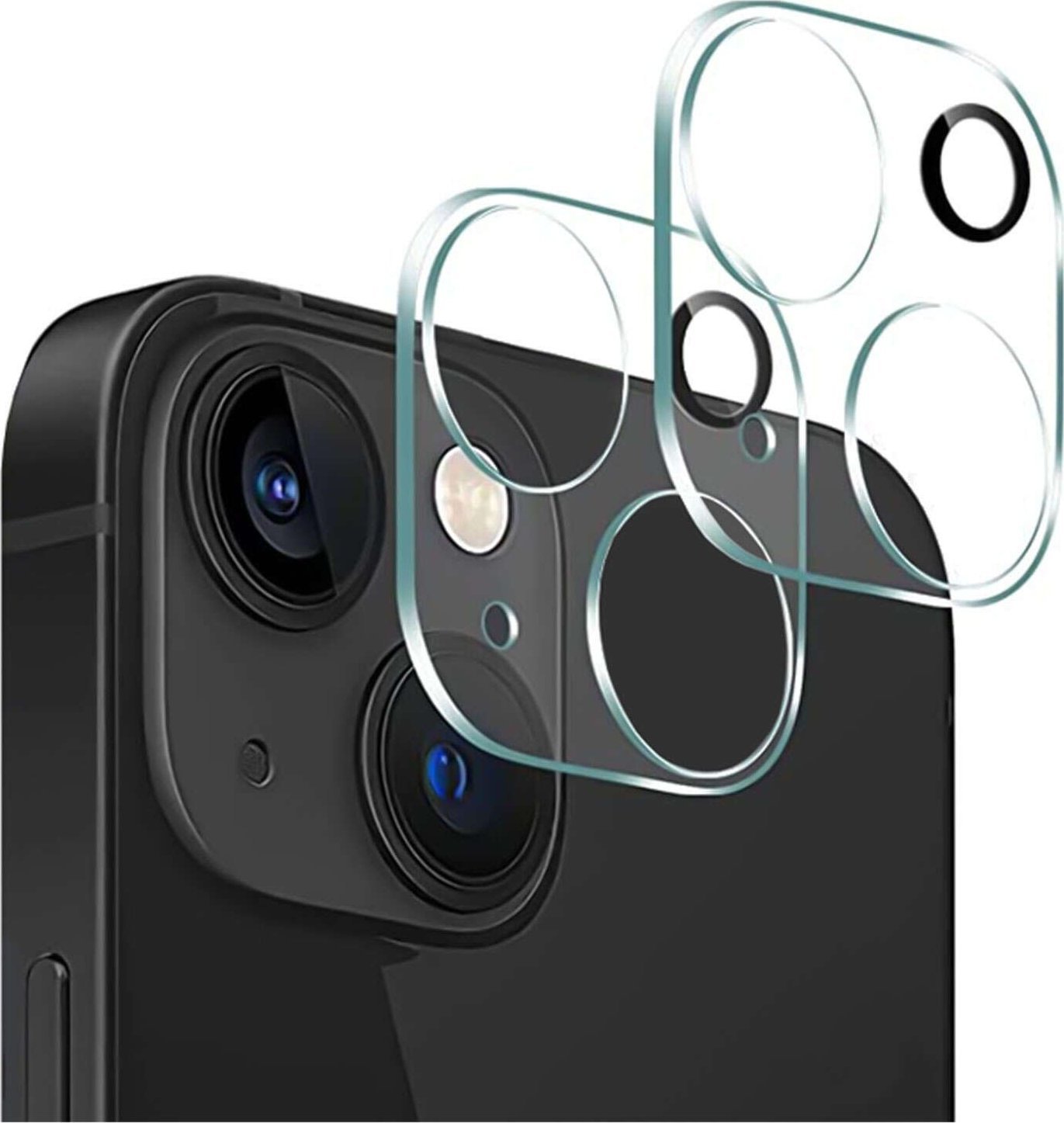 Alogy 2x Szkło na obiektyw aparat do iPhone 15 / 15 Plus Alogy lens clear przezroczyste