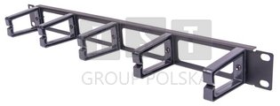 CCAS-PP-01U Panel porządkujący 1U do szaf stojących i wiszących 19"