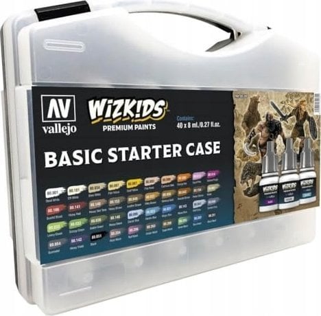 Vallejo Vallejo: Wizkids - Basic Starter Case 40x8 ml