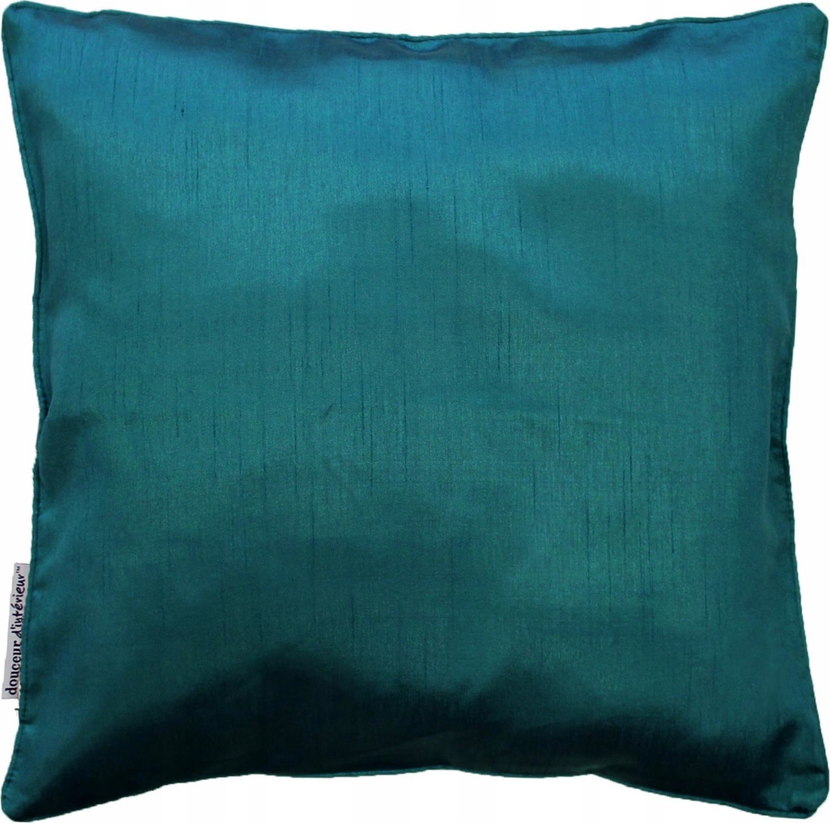 Douceur d`Interieur Poszewka na poduszkę 40 x 40 cm SHANA gładka, kolor niebieski