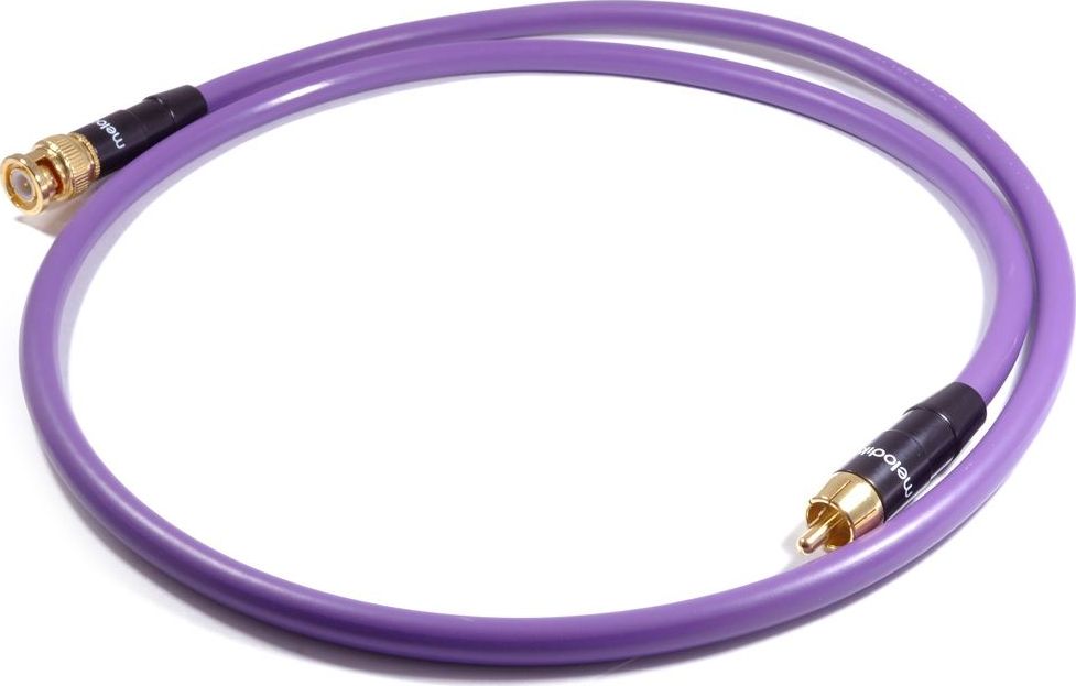 Kabel Melodika RCA (Cinch) - BNC 9m fioletowy