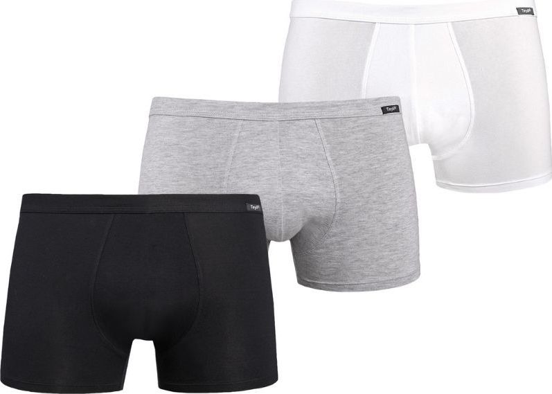 Teyli Wielopak bokserek bawełnianych Levi 3XL Czarny-biały-szary