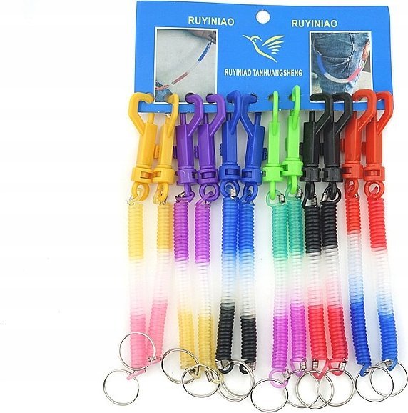 Breloczek Adar Brelok sprężynka p12, mix cena za 1szt blister 531413