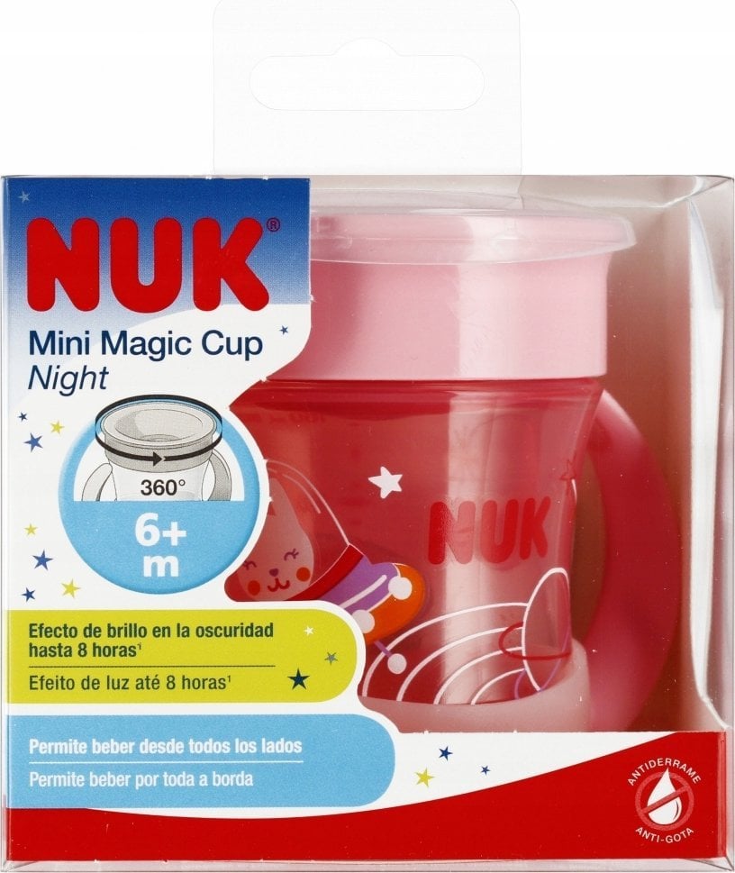 NUK KUBEK 160ML MINI MAGIC CUP 6M ROZ 10751352