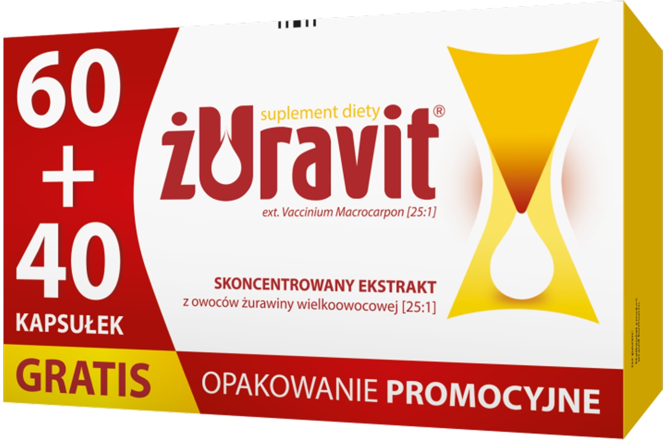 ŻURAVIT_Suplement diety wspomagający prawidłowe działanie układu moczowego 100 kapsułek