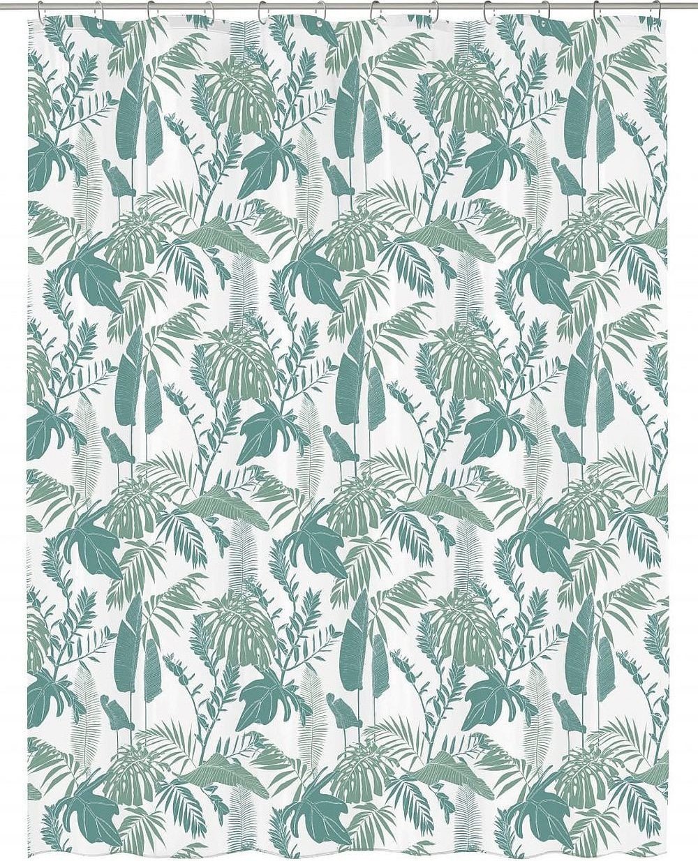 Kleine Wolke Philo Zasłona prysznicowa zielona 180x200 cm PEVA bezzapachowa