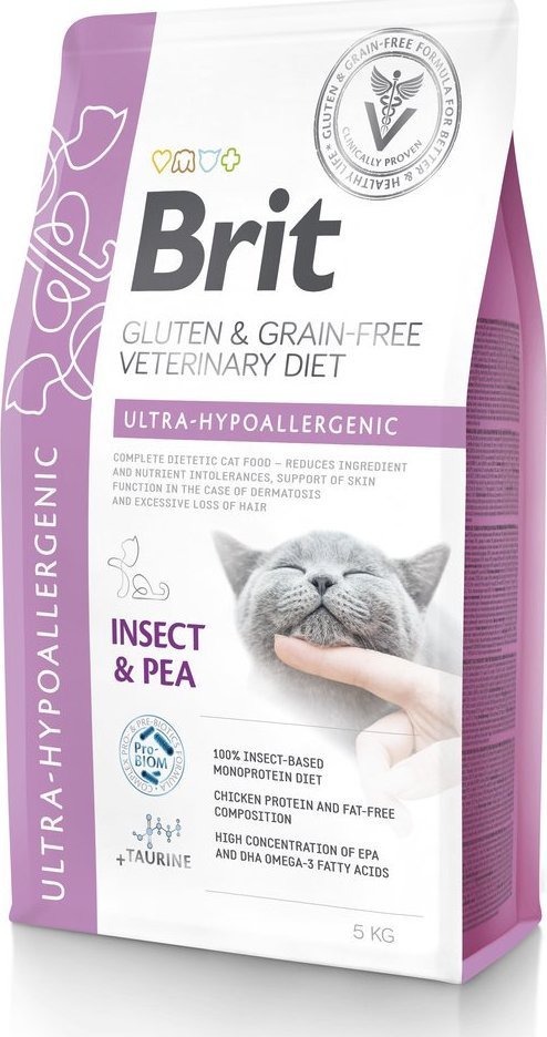 Brit BRIT GF Veterinary Diets Cat Ultra-Hypoallergenic 5kg