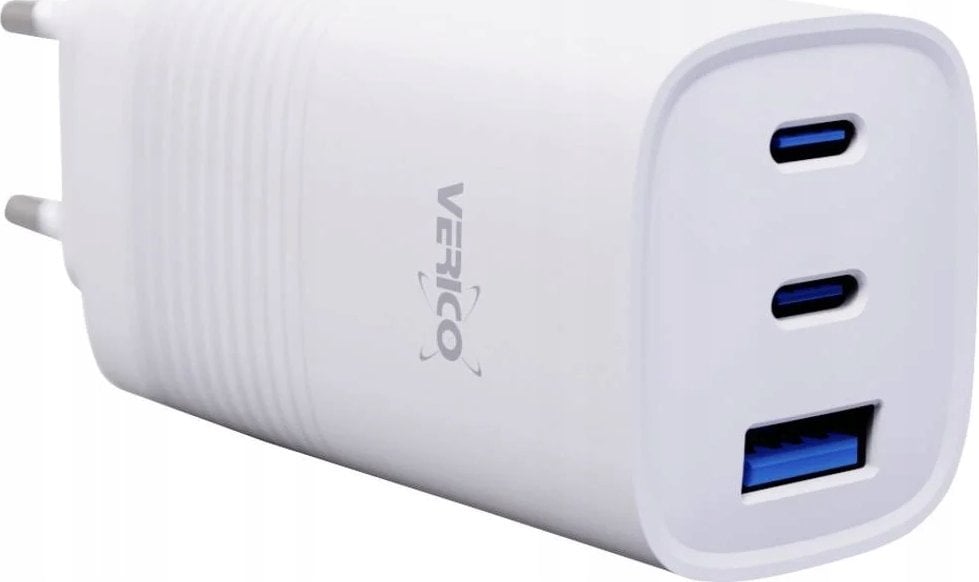 Ładowarka Verico Verico Ladegerät MOJO GaN 65W PD, 3-Port (USB-A & USB-C) WH retail