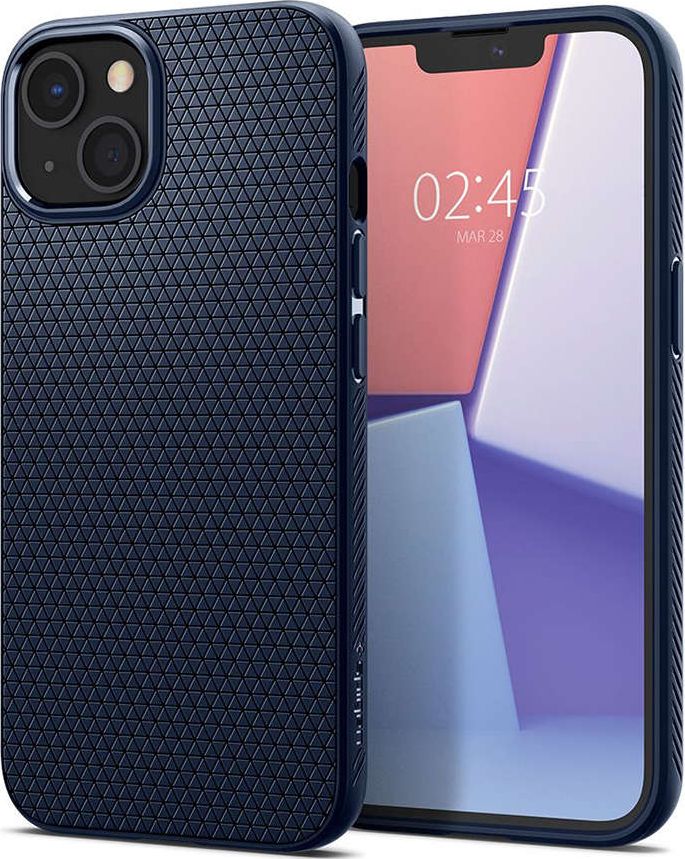 Spigen Etui Spigen Liquid Air Apple iPhone 13 Navy Blue (SPN1780BLU) - SPN1780BLU