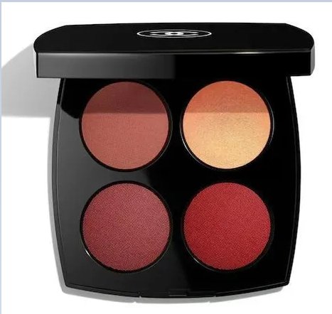 Chanel Les 4 Rouges Yeux Et Joues 958 Caractere Paleta Cieni Do Powiek I Różów Do Policzków - 12G