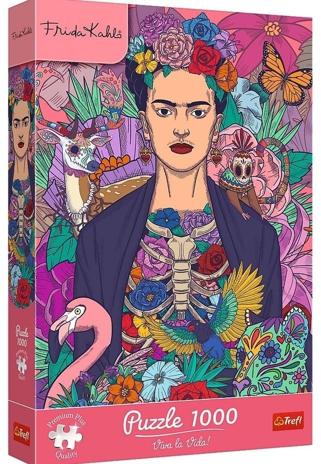 Puzzle 1000 Frida Kahlo: Kwitnąca dusza TREFL