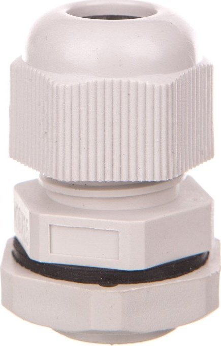 EM Group Dławnica kablowa M16x1,5 IP68 poliamidowa jasnoszara EM4717M