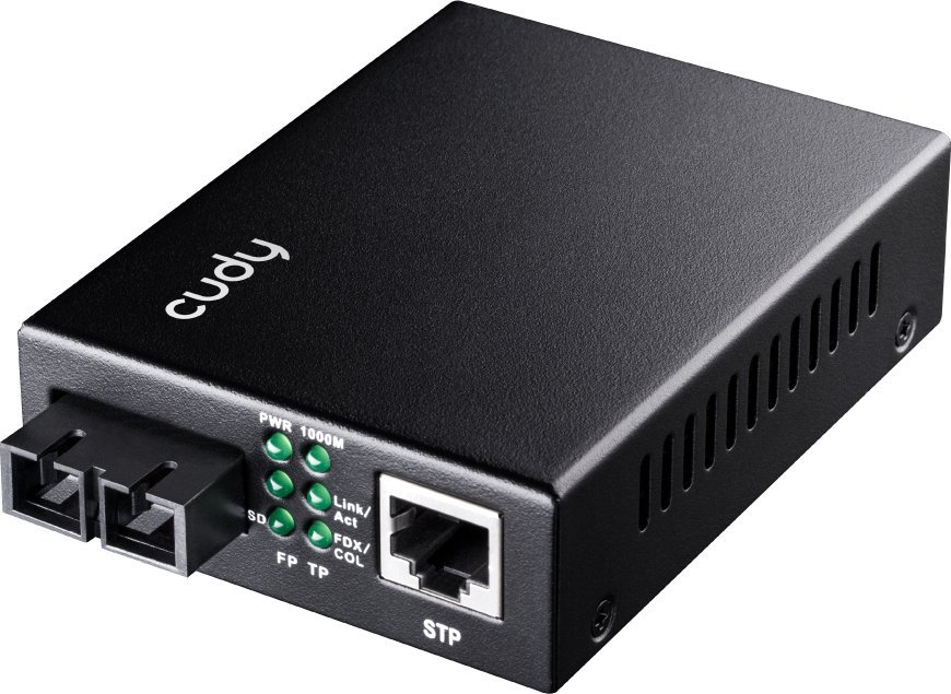 Konwerter światłowodowy Cudy Konwerter wiatłowodowy MC100GMA-05 Gigabit Media Converter 850nm VSCEL MM 550M SC