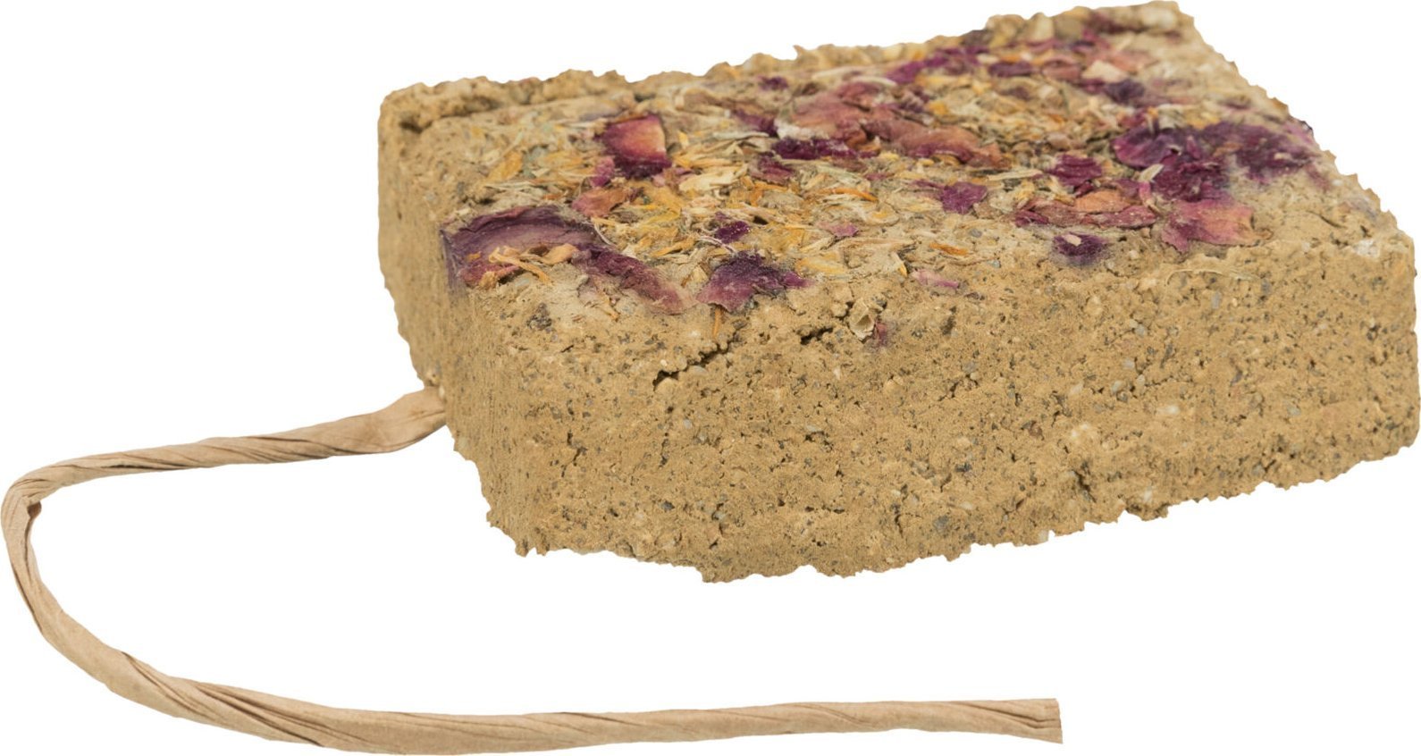 Trixie Kamień gliniany z kwiatami, glina naturalna, 100g